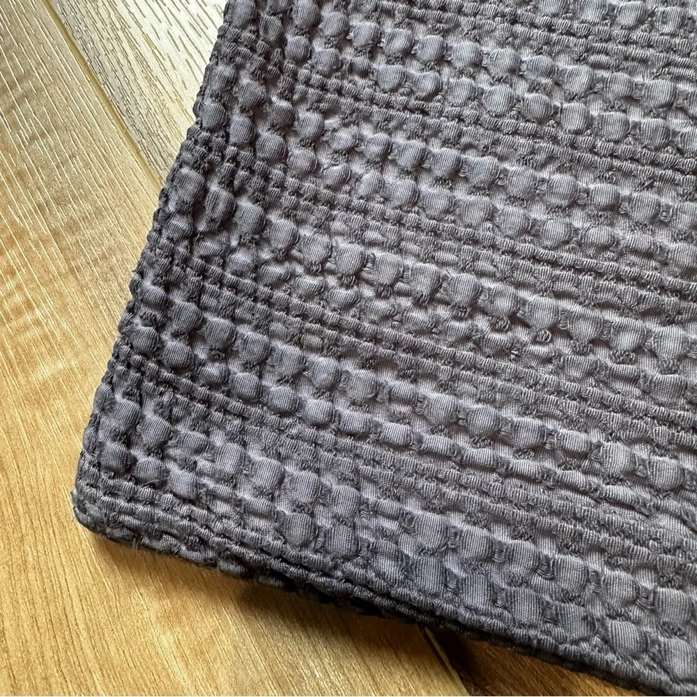 Pottery Barn Honeycomb Grey Purple Pillow Cover 18 x 18